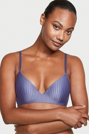 Buy Victoria's Secret Frosted Blueberry Blue Lightly Lined Wireless Bra  from Next Luxembourg