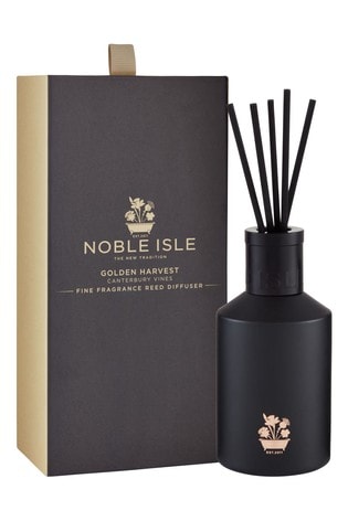 Noble Isle Golden Harvest Scented Reed Diffuser - Canterbury Vines -Aromatic And Musk