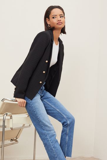 Buy Lipsy Black Boucle Blazer from Next United Arab Emirates
