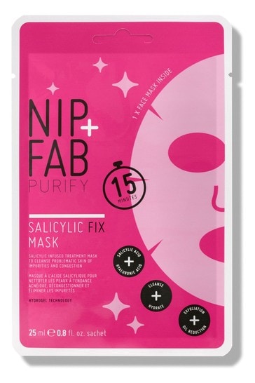 Nip+Fab Salicylic Fix Sheet Mask 25ml
