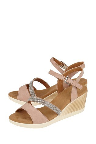 A.Testoni Leather Sandals in Beige Womens Shoes Heels Wedge sandals Natural 
