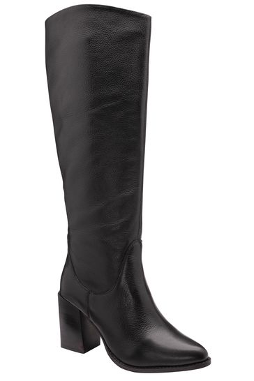 pull on knee high boots uk