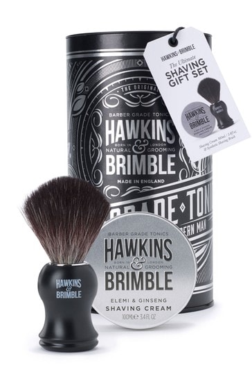 Hawkins & Brimble Shaving Gift Set SILVER
