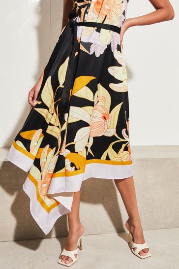 Lipsy chain print dress outlet