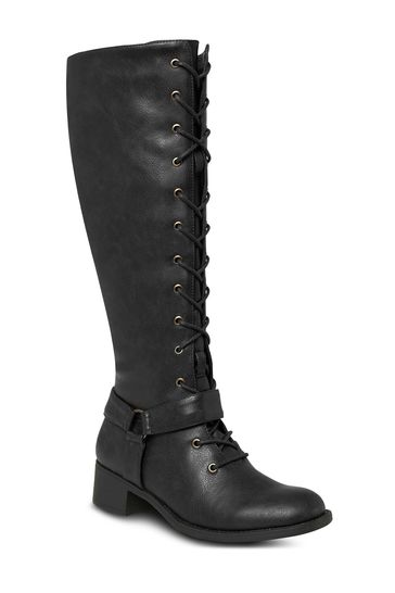 Joe Browns Black My Go To Lace Up Boots