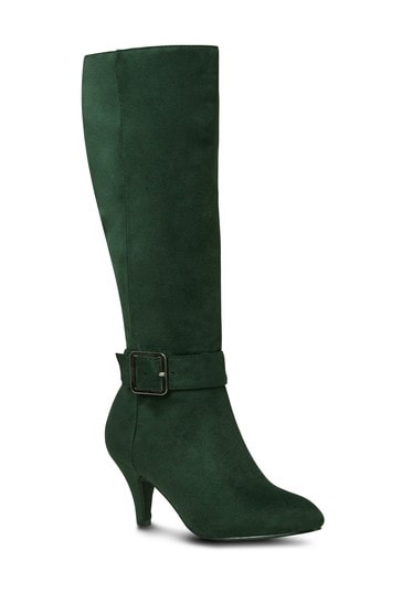 Joe Browns Green Make Your Move Buckle Boots