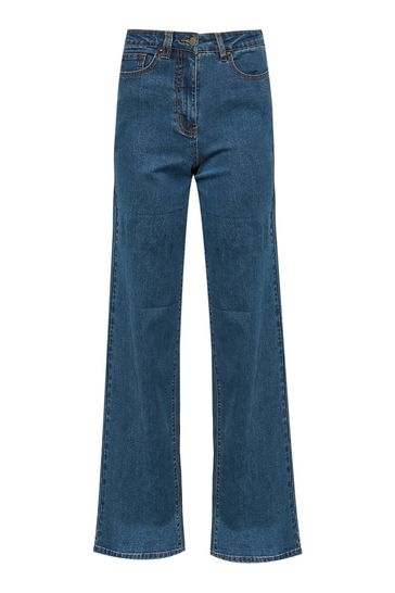 Long Tall Sally Blue Bea Wide Leg Jean