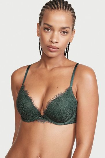 Buy Victoria's Secret Majorelle Blue Lace Push Up Bra from Next Luxembourg