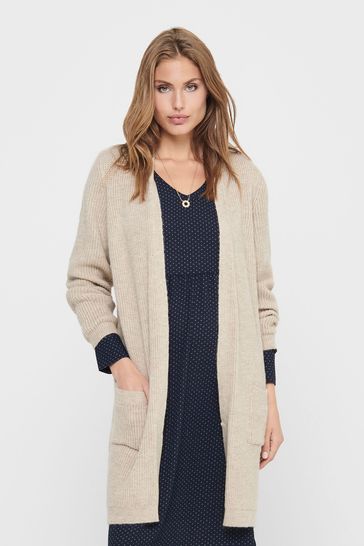 Only Neutral Longline Knitted Cardigan