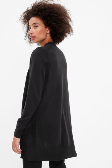 Buy Gap Long Open-Front Cardigan from 