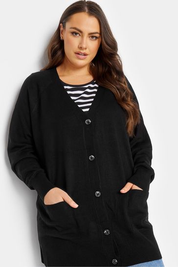 Black boyfriend cardigan best sale sweater