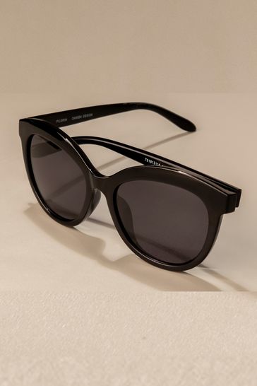 PILGRIM Black Tulia Sunglasses