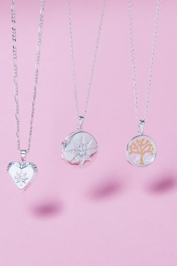 Buy Simply Silver Rose Gold Sterling Silver Tree Of Love Shaker