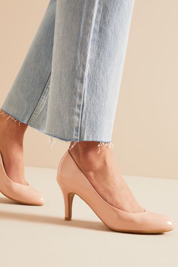 Nude 2025 patent heels