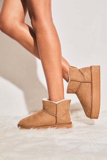 Lipsy quilted boots cheap