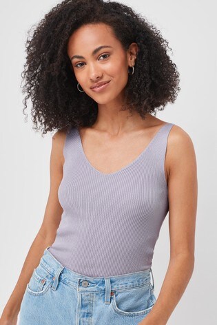 JDY Pastel Lilac Knitted Vest Top