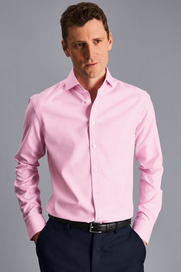 Charles Tyrwhitt Pink Slim Fit Shirt