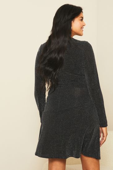 Lipsy glitter knot dress new arrivals