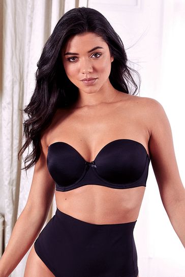 Buy Pour Moi Black Definitions Multiway Strapless Bra from the