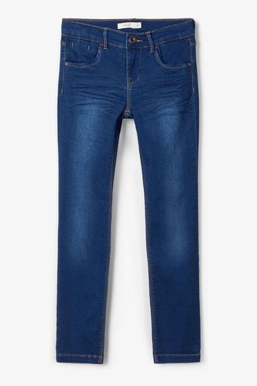 Name It Blue Adjustable Waist Stetch Jeans