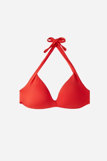 Calzedonia Red Indonesia Graduated Padding Triangle Bikini Top