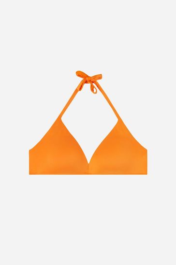 Calzedonia Orange Indonesia Graduated Padding Triangle Bikini Top