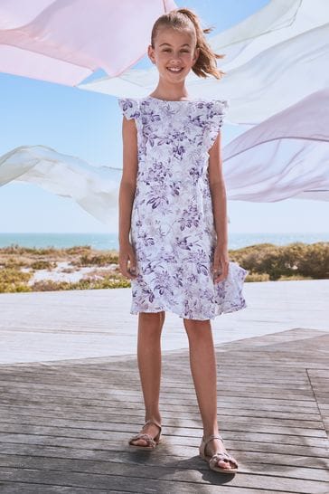 Buy Lipsy Lilac Premium Peplum Dress from Next Luxembourg