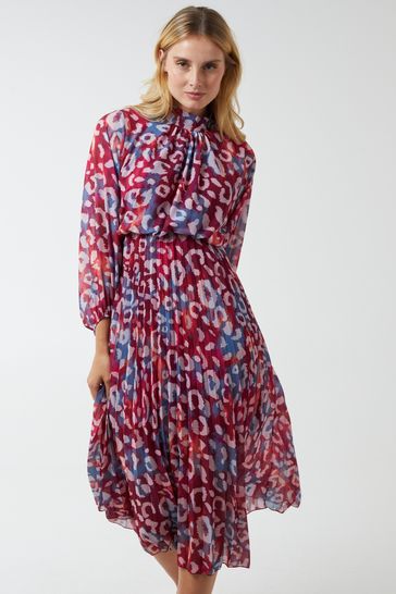 Blue vanilla hotsell leopard dress