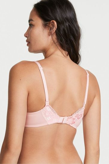 Buy Victoria's Secret Purest Pink LightlyLined Smooth Lace Demi Bra from  Next Ireland