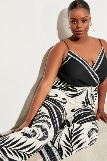 Lipsy black sales and white jumpsuit
