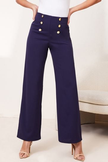 Buy Lipsy Military Wide Leg Trouser from Next Ireland