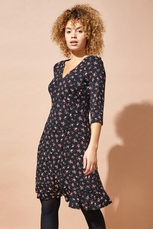 fit and flare tea dress