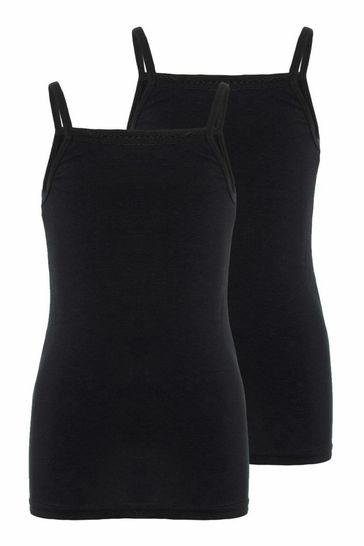 Name It Black 2 Pack of Camisoles
