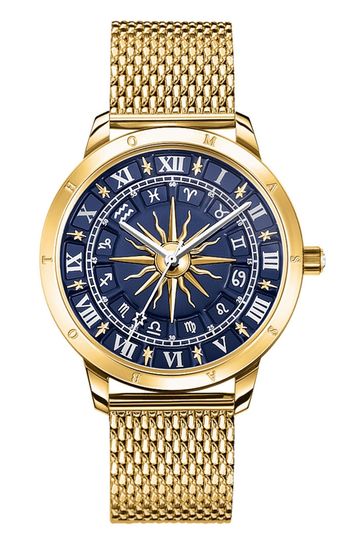 Thomas Sabo Gold Magic Stars Watch With Blue Dial