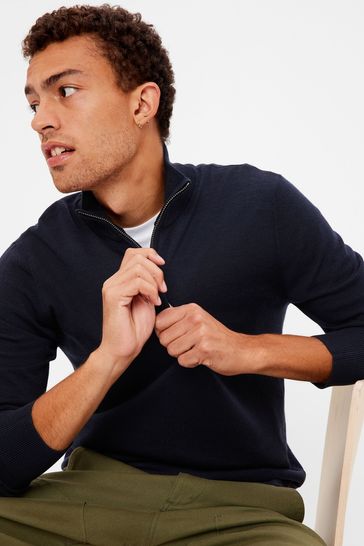 Gap Merino Half-Zip Mock Neck Jumper