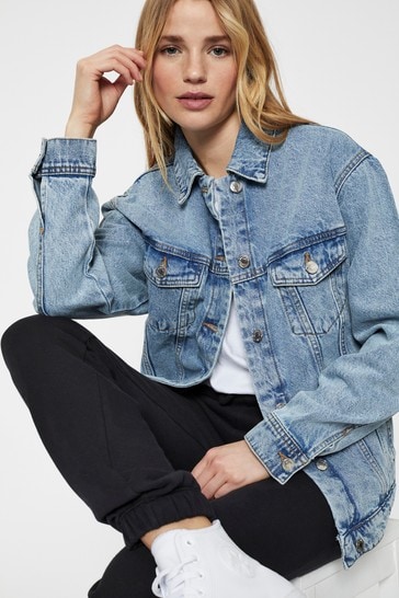 Next oversized denim jacket 2025