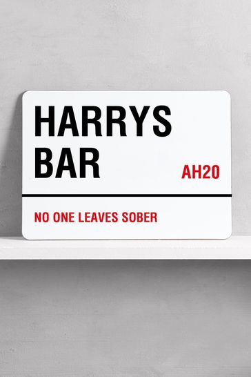 Personalised Bar Sign by Loveabode