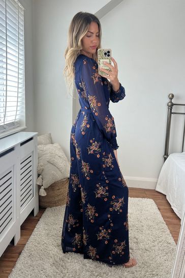 Wide leg wrap jumpsuit sale