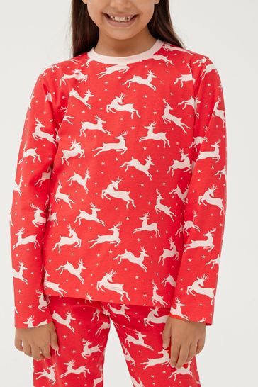 Christmas pyjamas mum and daughter top