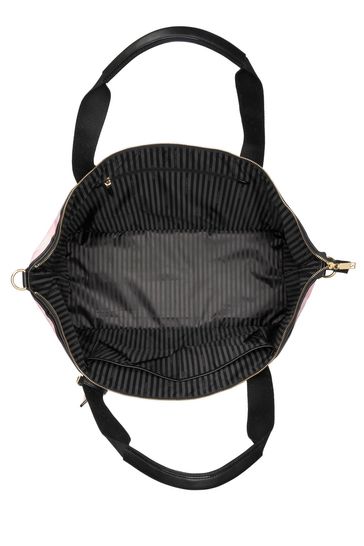 Buy Victoria s Secret Pink Iconic Stripe The Getaway Overnight Bag
