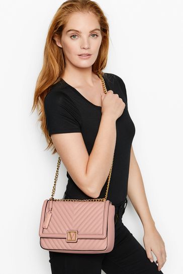 Buy Victoria's Secret Orchid Blush Pink Medium Shoulder Bag from