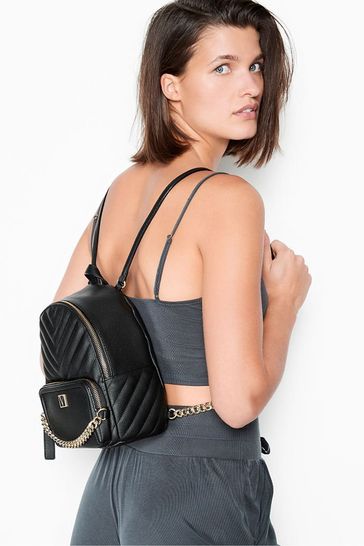 Victoria s Secret Black Lily Backpack
