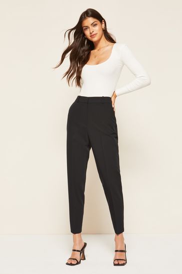 Buy Friends Like These Jet Black Petite Tailored Ankle Grazer