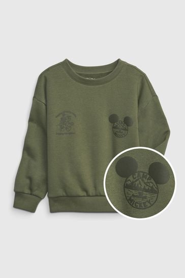 Buy Gap Green Disney Mickey Mouse Sweatshirt from Next Ireland