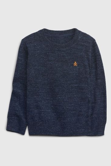 Buy Gap Navy Blue Heather Sweater from Next Luxembourg