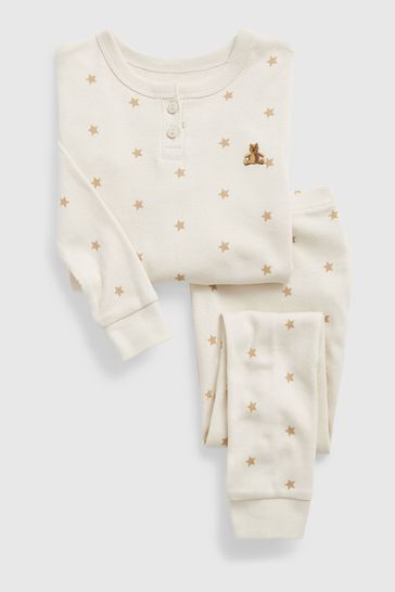 Gap Cream Brannan Bear Long Sleeve Pyjama Set
