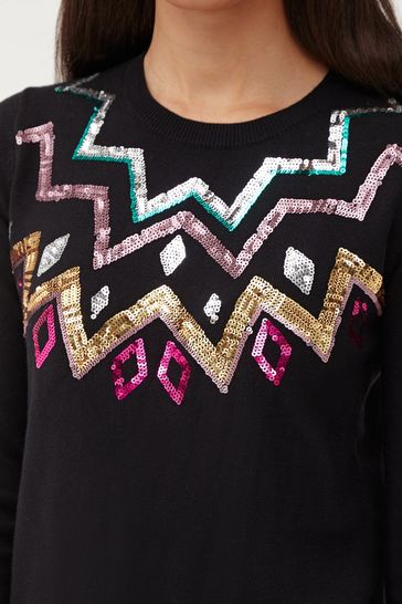 F&f outlet sequin jumper