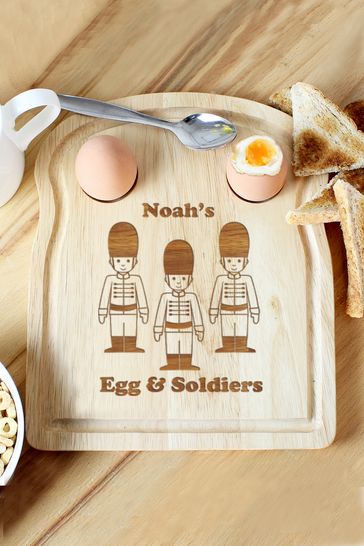 Personalised Egg & Soldiers Board by Signature PG