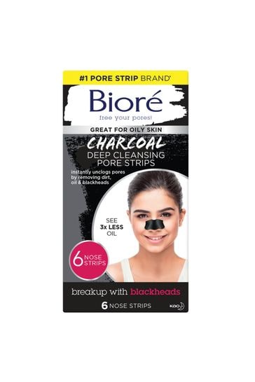 Biore Deep Cleansing Charcoal Pore Strips 6 Pack