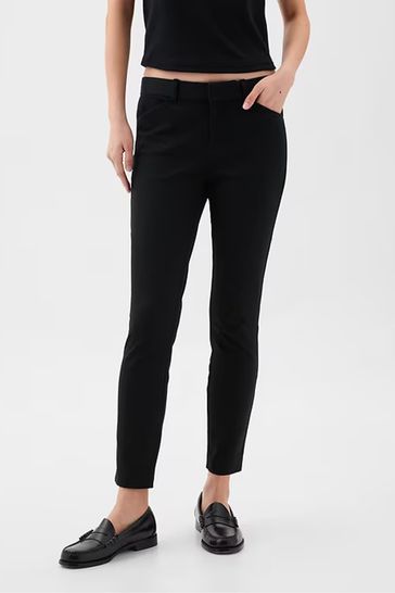 Skinny cropped black best sale trousers